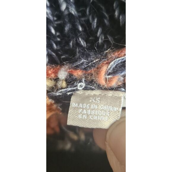 Anthropologie Knitted & knotted XS Michela sweater cardigan chunky wool blend - Picture 10 of 12